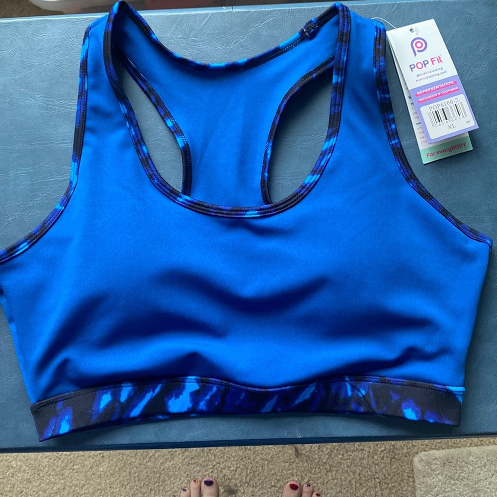 NWT Pop Fit XL Sports Bra
